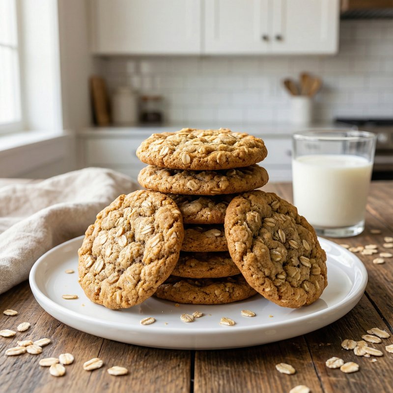Gluten-Free Oat Flour Protein Cookies