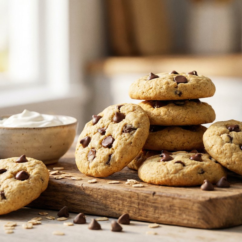 Greek Yogurt Protein Cookies